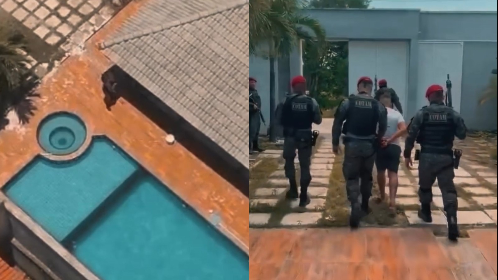 Casa de veraneio com piscina e carro de luxo: suspeito de chefia intermediaria de faccao do Para é preso na Grande Fortaleza