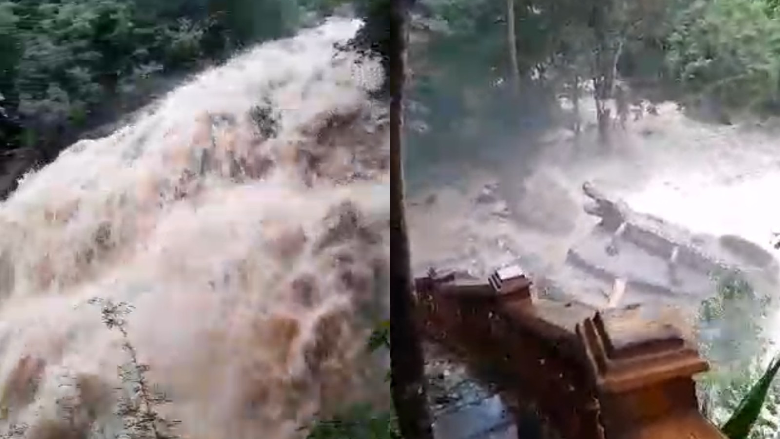 Vídeo registra cachoeira “véu de noiva” na Serra da Meruoca tomada pela força da água após chuvas intensas no norte do Ceará