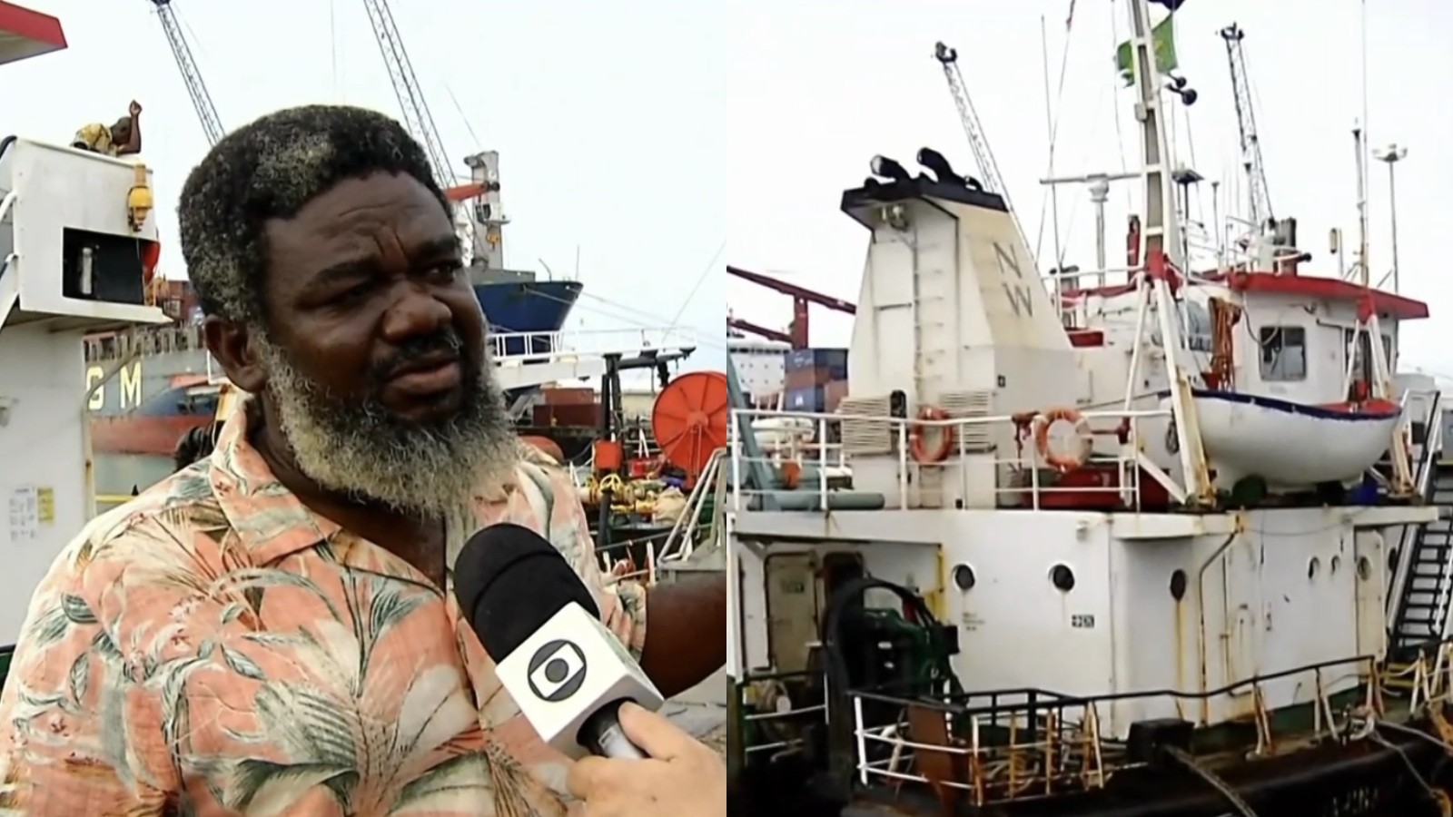 Após 51 dias à deriva, 8 tripulantes seguem há quase um mês a bordo de navio atracado em Fortaleza; ‘Seria melhor se ficássemos fora do navio’, diz capitão