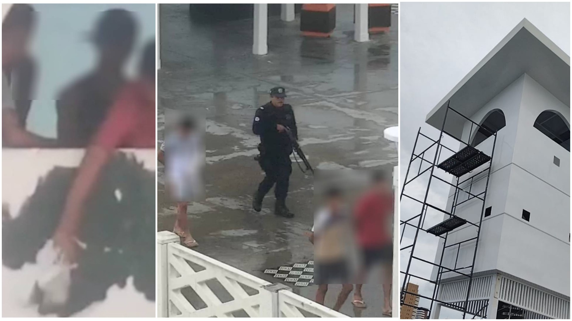 Câmeras flagram vandalismo na Ponte dos Ingleses um dia após conserto; três adolescentes são apreendidos