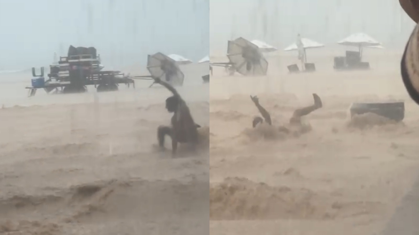 Jericoacoara retoma rotina após 123 mm de chuva transformarem ruas em rios; vias são liberadas