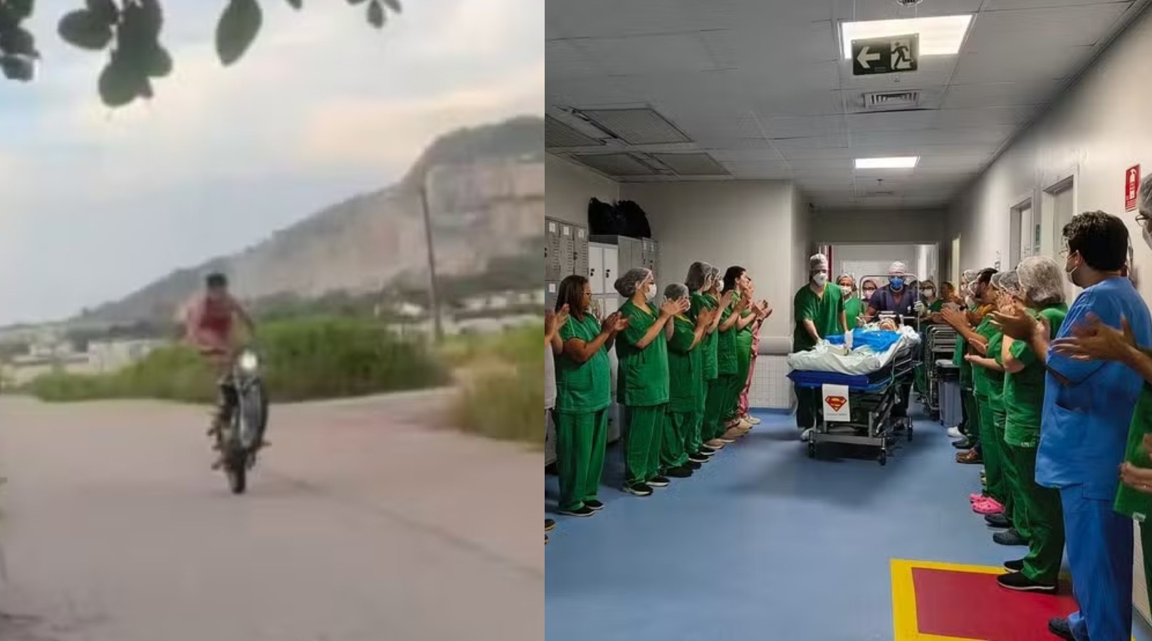 Corredor de palmas no IJF: doação de órgãos de jovem de 16 anos após ‘grau’ de moto beneficia quatro pessoas