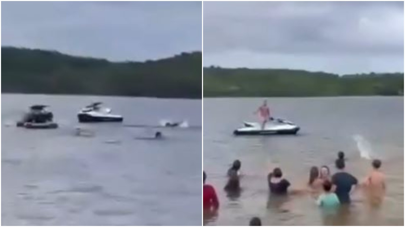 Corpo de adolescente é encontrado após queda de moto aquática em açude no Ceará; vídeo mostra desespero