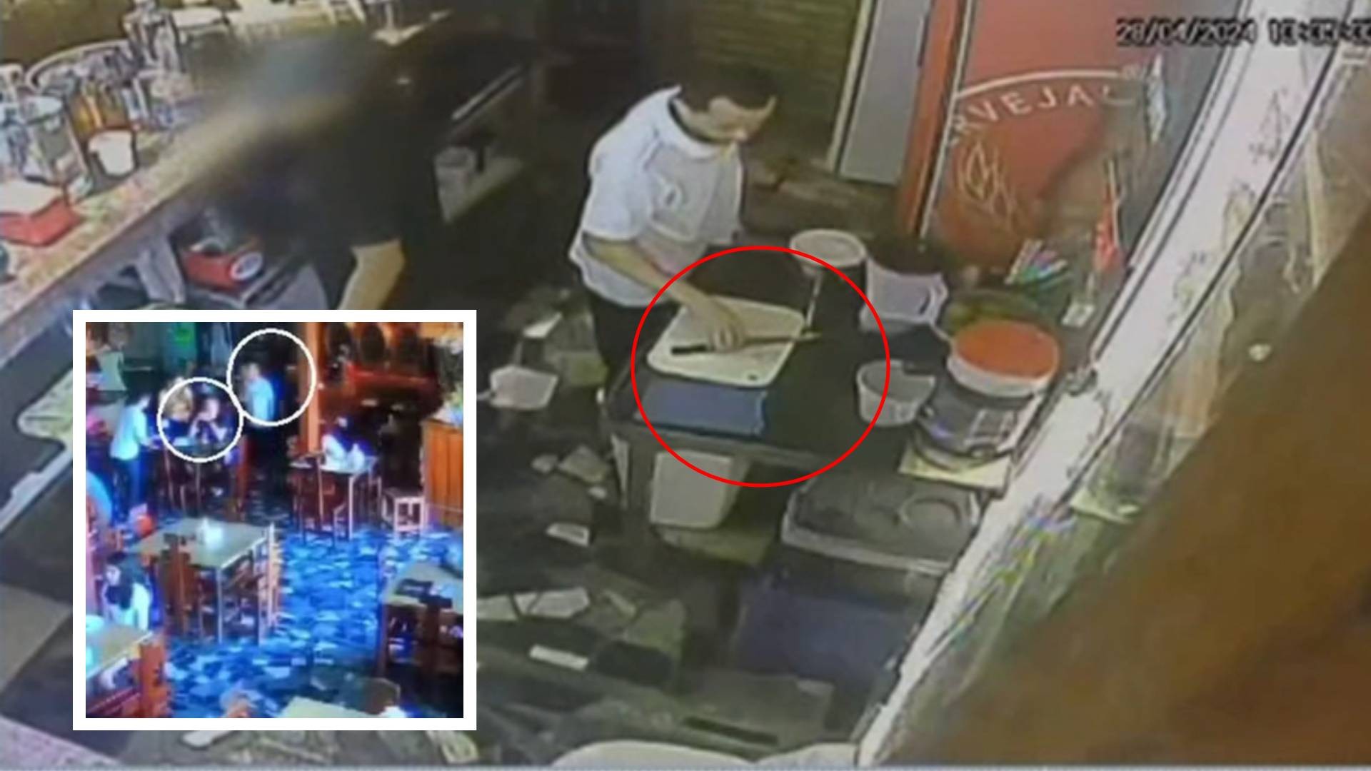 Laudo aponta psicose e novas imagens mostram garçom pegando faca horas antes de ataque que matou vereador no CE