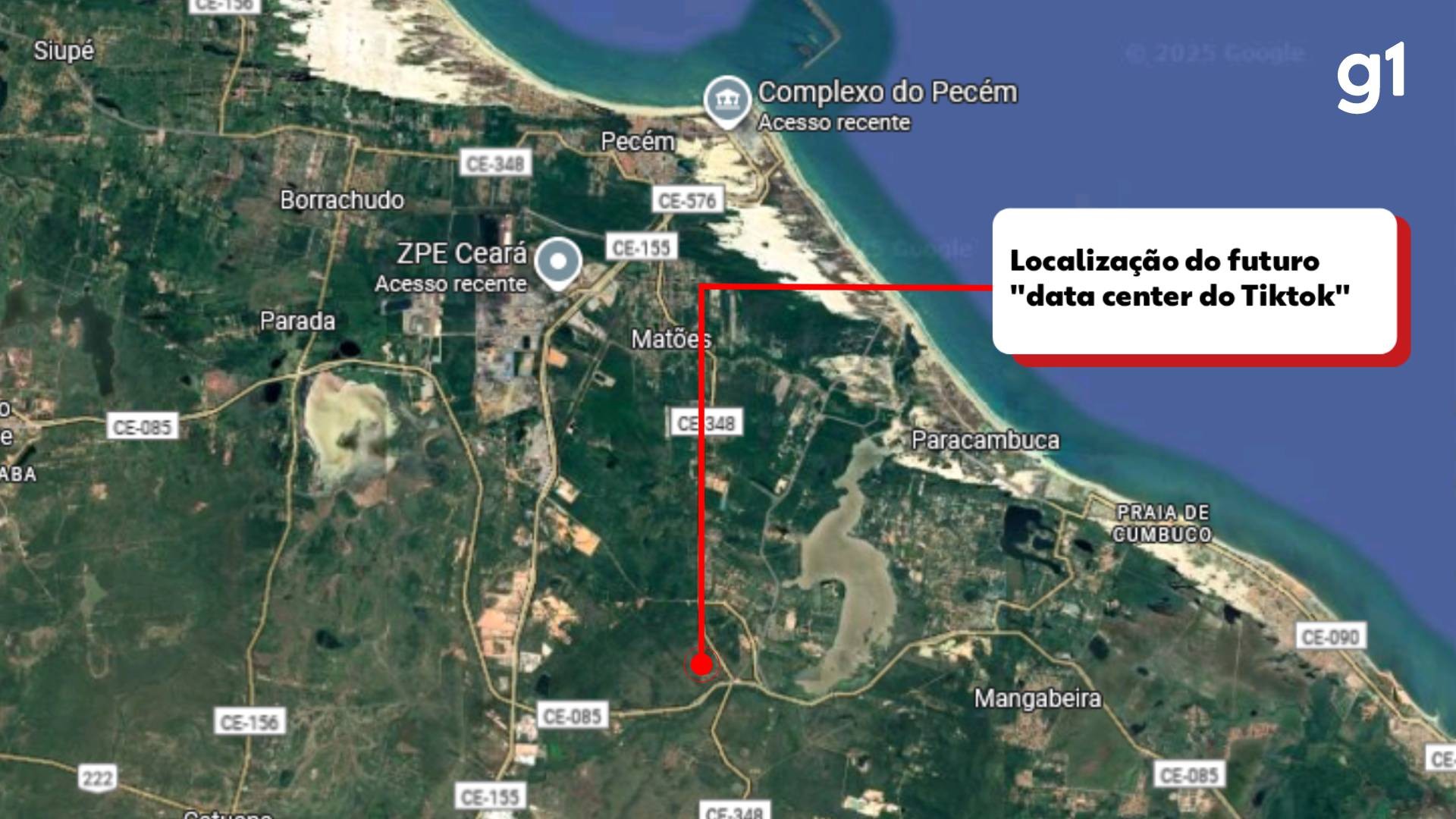 Data center bilionário do TikTok no Ceará recebe recomendação do MPF e DPU por riscos hídricos e energéticos