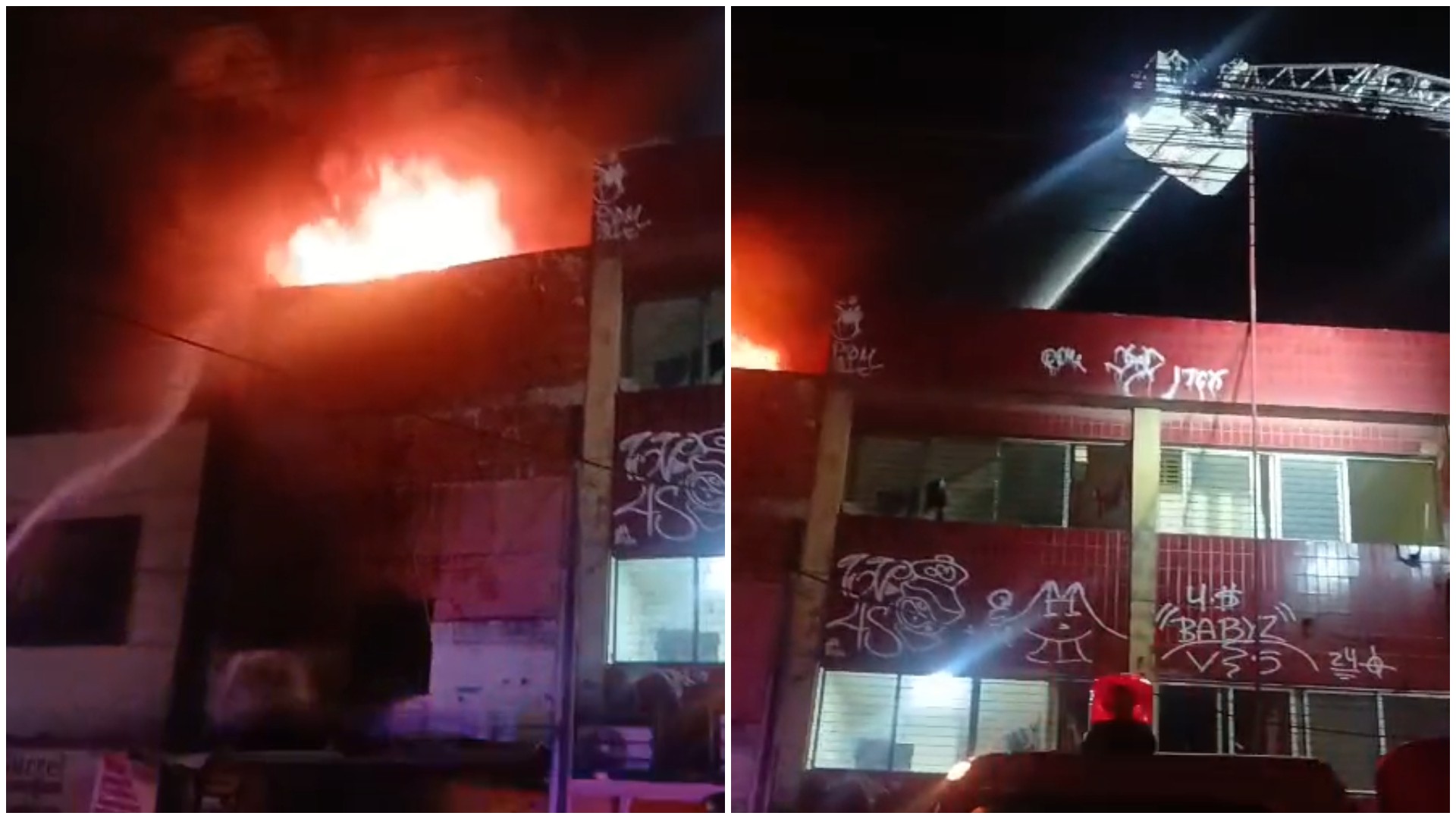 Bombeiros quebram parede de prédio vizinho para conter incêndio que destruiu loja no Centro de Fortaleza