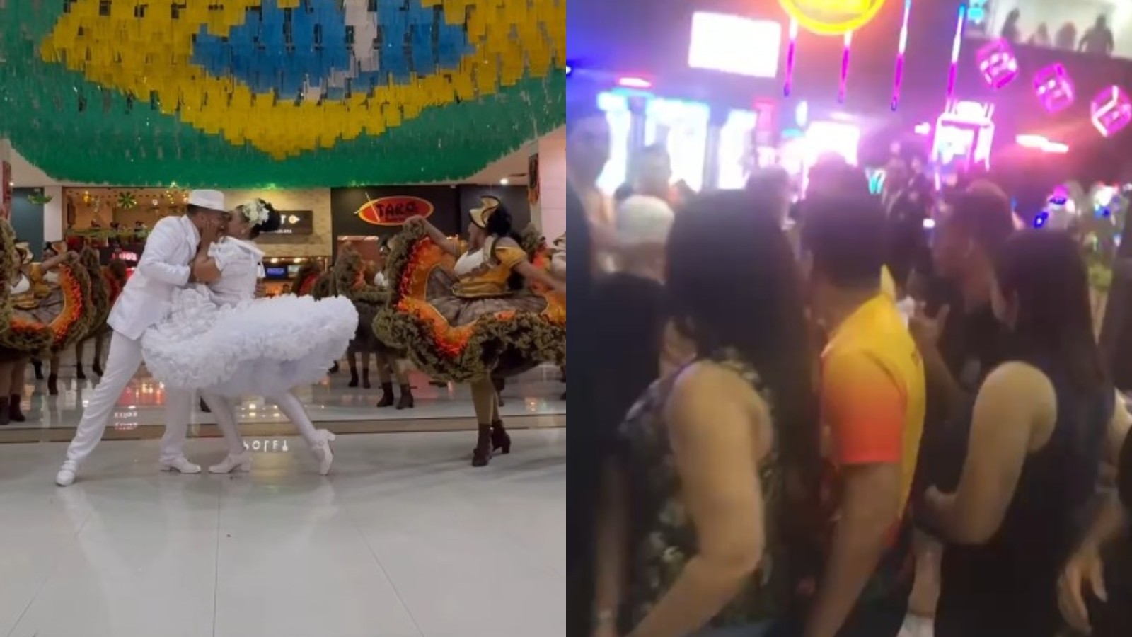 Denúncia de racismo e homofobia interrompe quadrilha junina em shopping no Ceará; casal é autuado e liberado