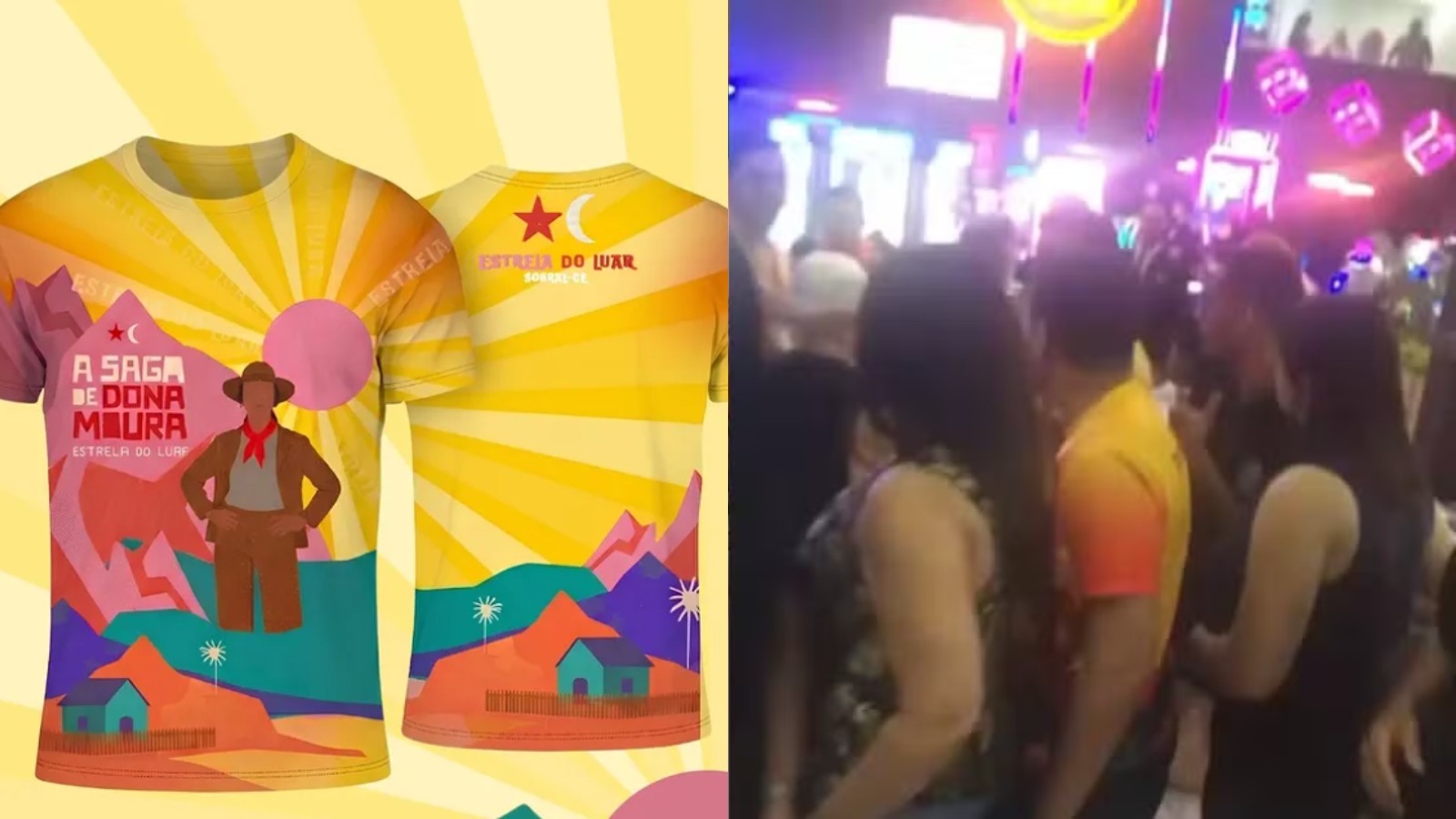 Confusão em shopping de Sobral após associação de símbolo junino à estrela do PT mobiliza polícia e gera notas de repúdio