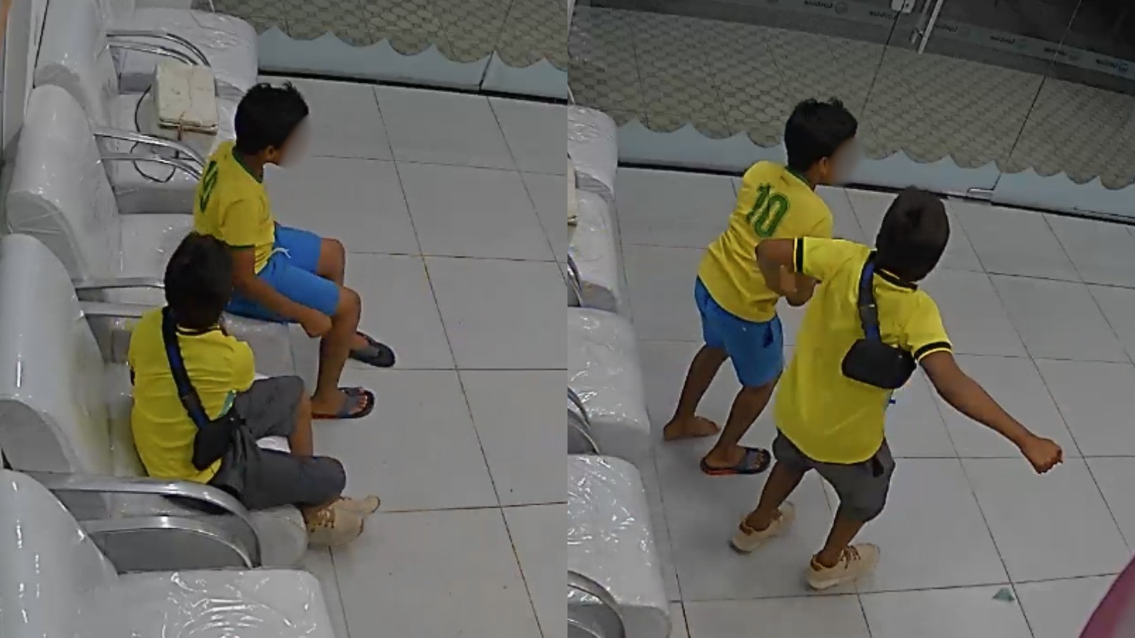 Meninos que vendiam trufas param em lavanderia para ver Brasil; vídeo emociona e viraliza no Ceará
