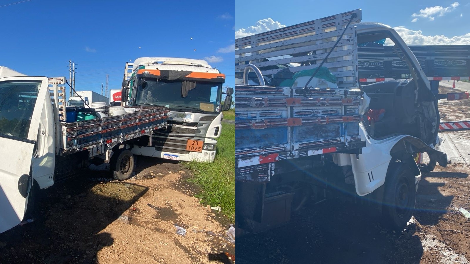 Engavetamento com 7 veículos na CE-010 deixa dois feridos; motorista que teria causado acidente foge