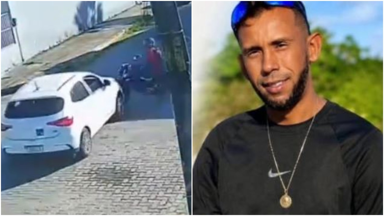 Câmera flagra instante de colisão que matou eletricista a caminho do trabalho em Fortaleza