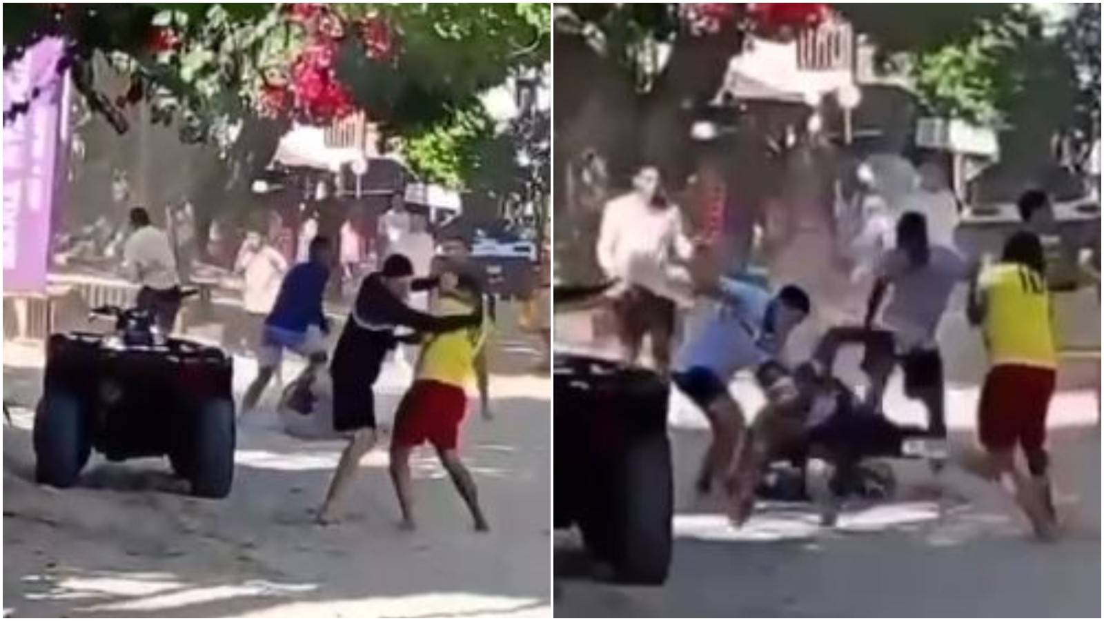 Vídeo mostra briga generalizada em Jericoacoara após disputa por ponto de venda de drogas; dois são presos