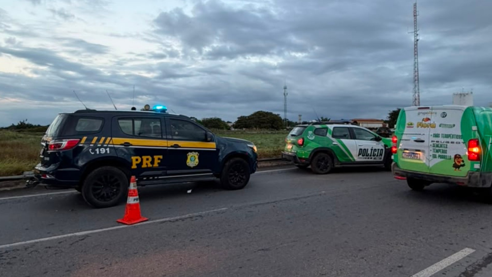Ultrapassagem termina em morte na BR-116; carreta deixa o local sem socorro em Pacajus, diz PRF