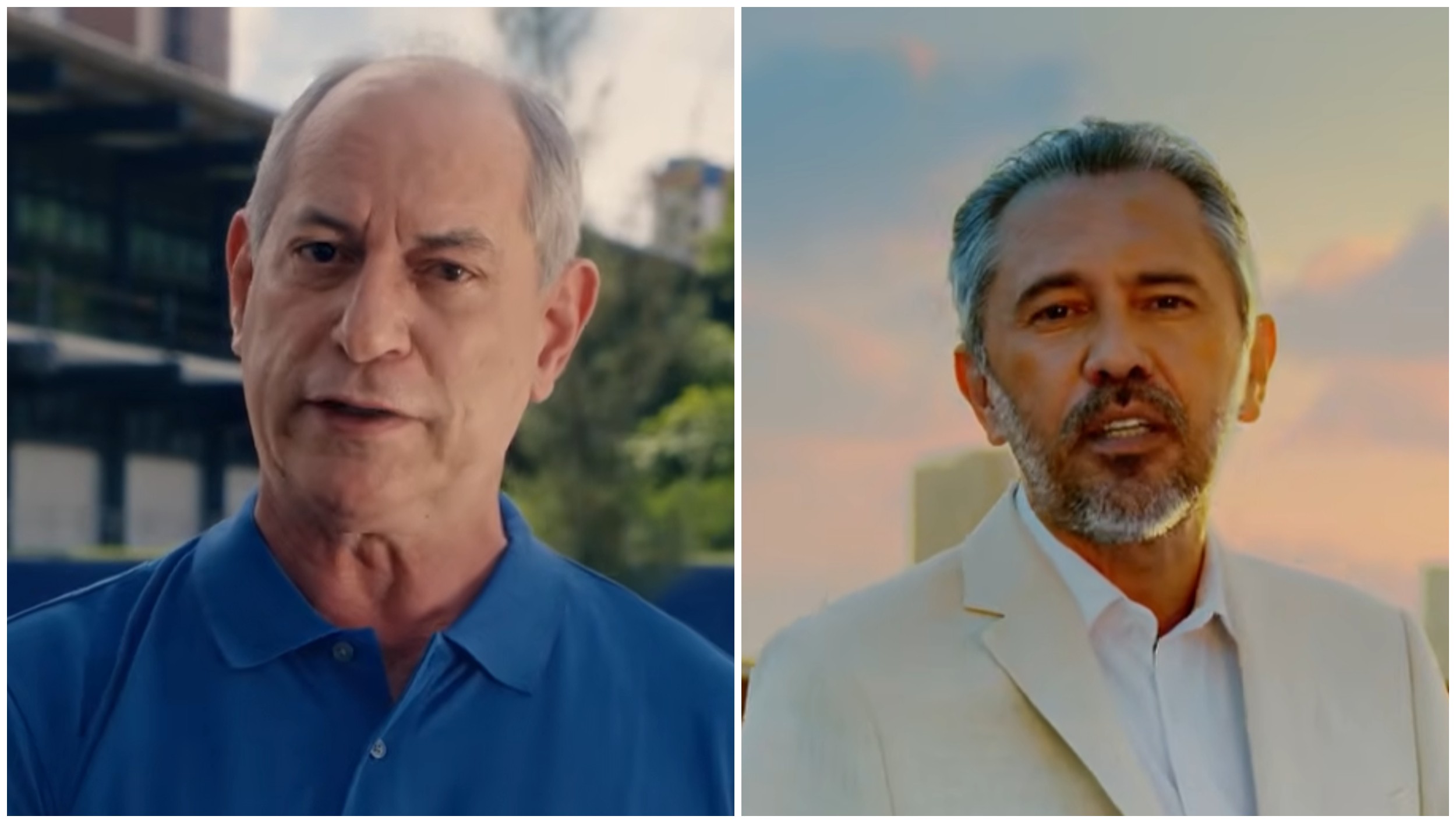 Ciro cita avanço de facções e Elmano destaca conquistas no 1º dia do horário eleitoral no Ceará