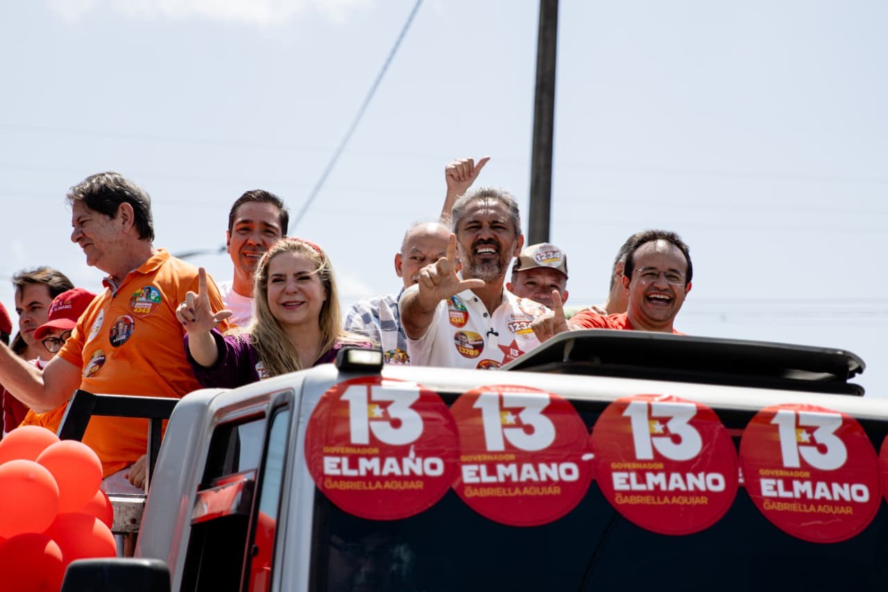Carreata em Maranguape: Elmano promete Hospital Metropolitano e diz que violência caiu em 2026