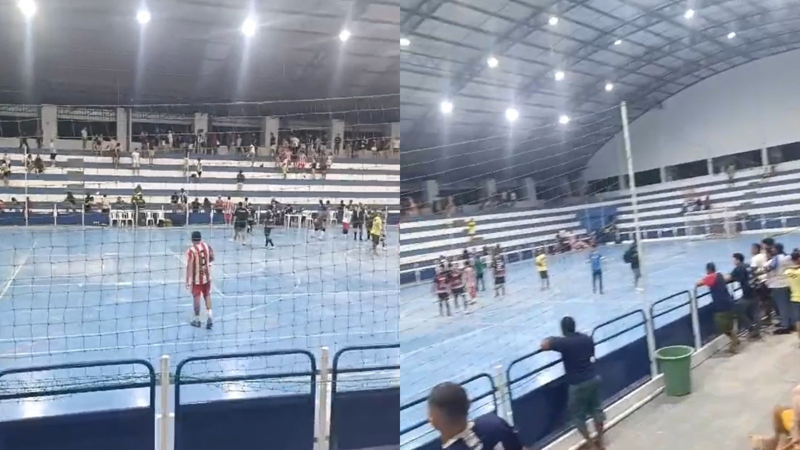 Disparos provocam panico na final de futsal no Ceara; policia investiga e ninguem fica ferido