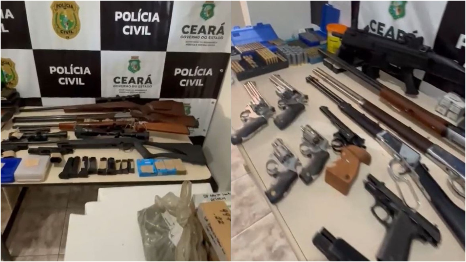Operação no Ceará apreende 18 armas e mira CACs com registros cancelados em três cidades