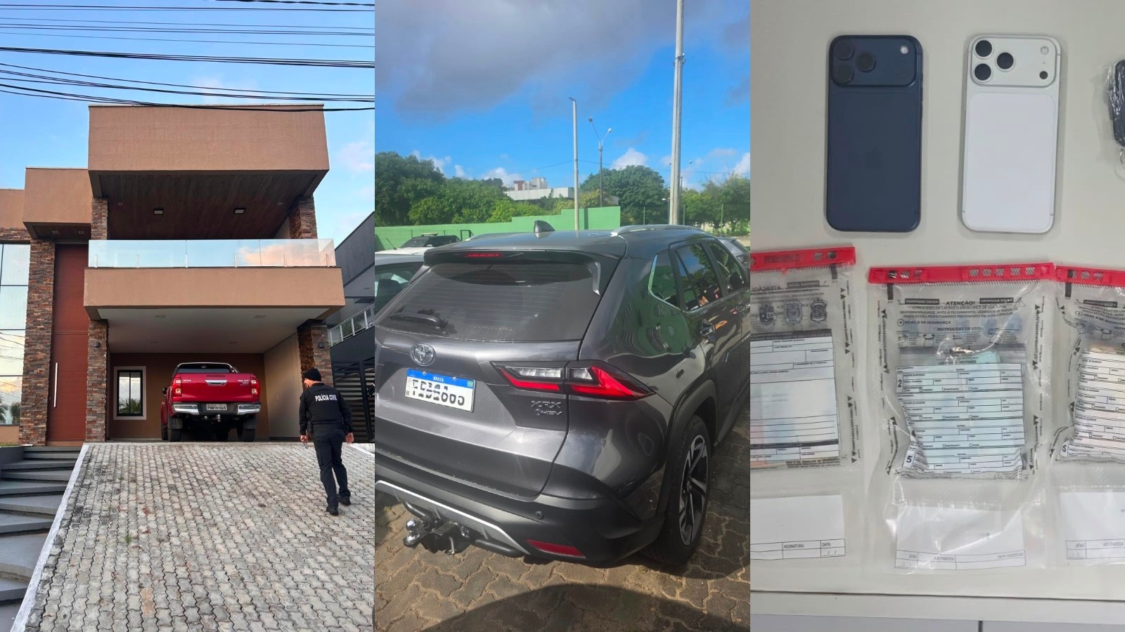 Ex-funcionária de banco e companheiro são presos em casa de luxo no Cumbuco por suspeita de desviar mais de R$ 1 milhão de clientes no CE