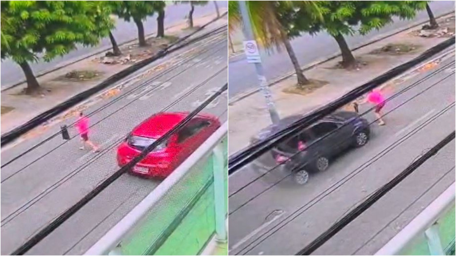 Câmera flagra atropelamento que mata idosa em avenida de Fortaleza; motorista testa negativo para álcool