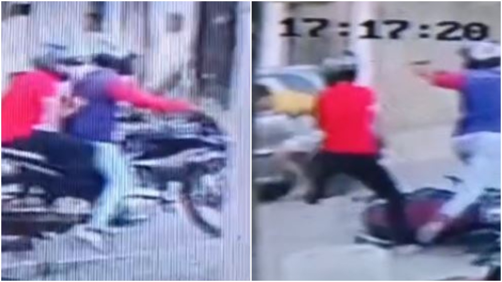 Câmera flagra perseguição e tiros em rua de Fortaleza; homem é baleado