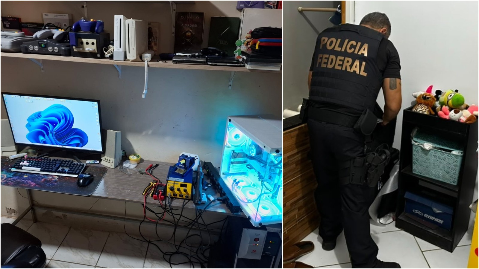 PF realiza cinco operações simultâneas no Ceará contra abuso sexual infantojuvenil na internet e prende suspeito em flagrante