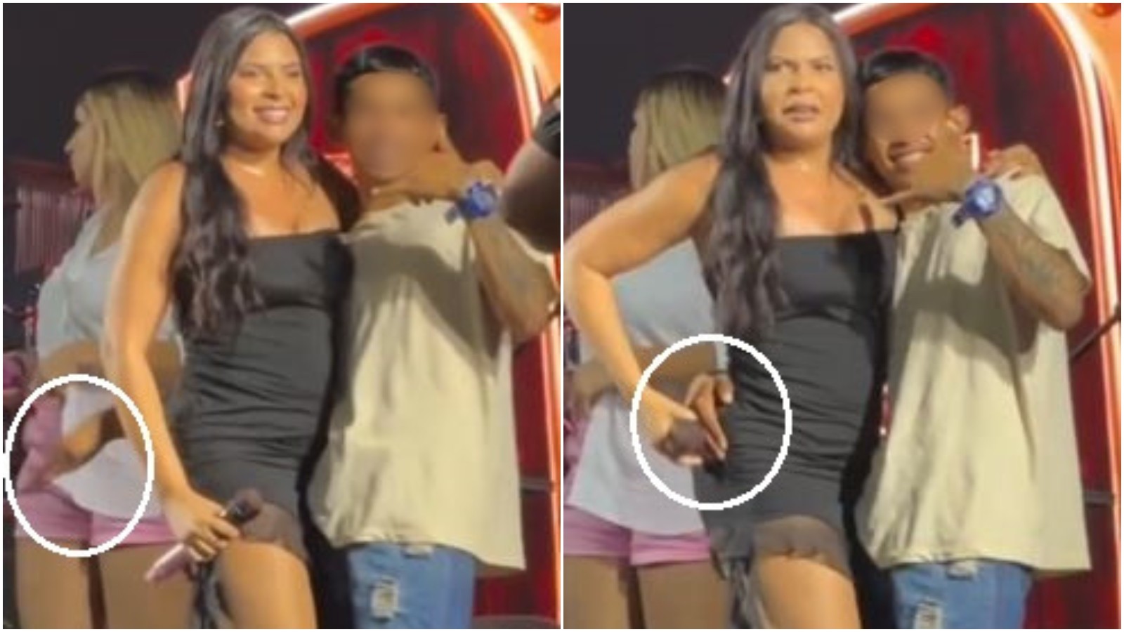 Vídeo flagra invasão de palco e toque sem consentimento em show da Forró Real no Ceará; banda repudia