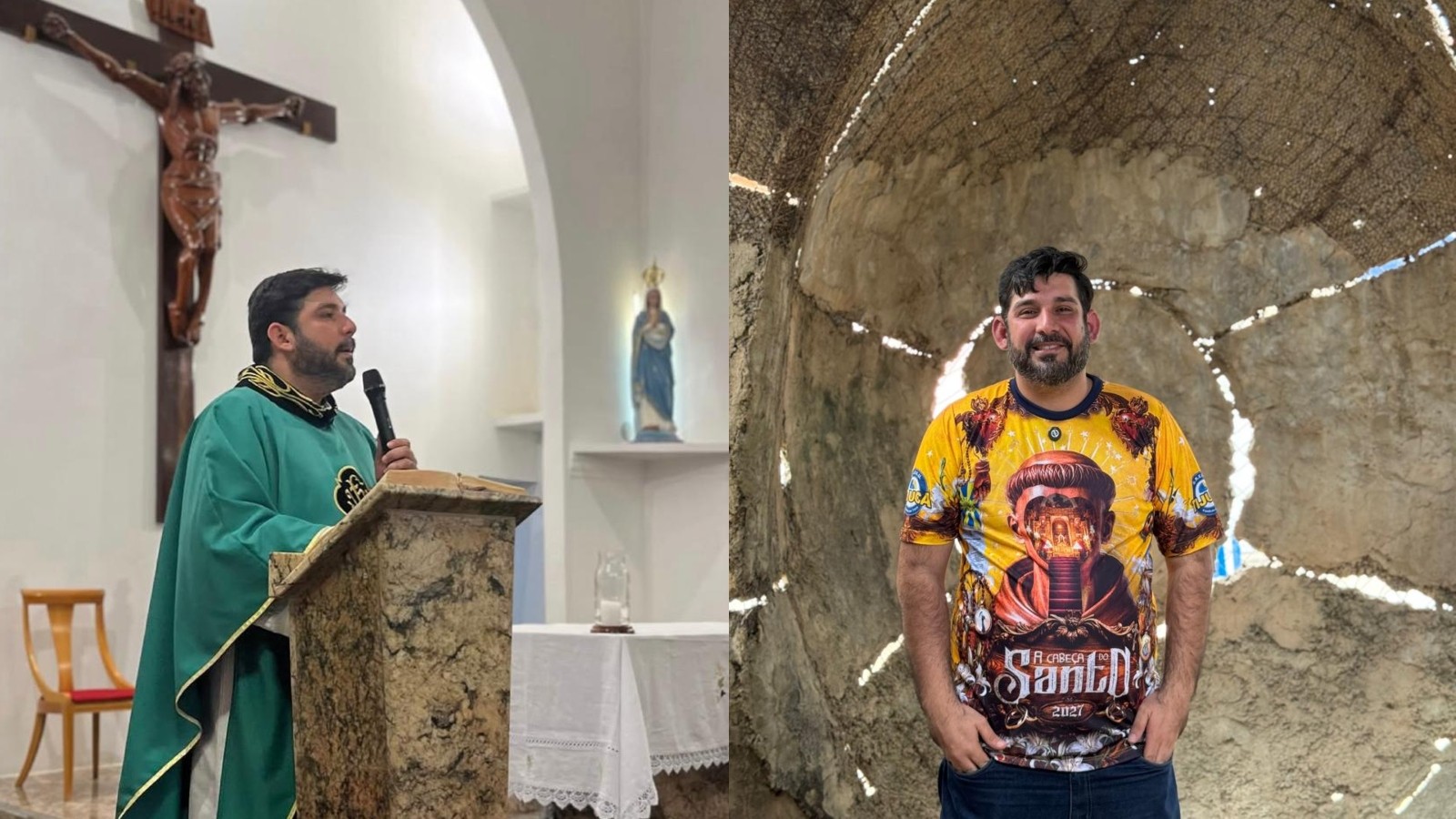 Do altar à Sapucaí: padre cearense é finalista de samba-enredo da Unidos da Tijuca sobre estátua que ficou 39 anos sem cabeça